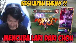 KESILAPAN ENEMY MENCUBA LARI DARI CHOU !!