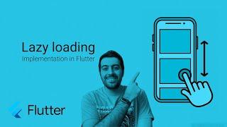 Lazy-loading list view in Flutter