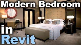 Modern Bedroom in Revit Tutorial (Interior Design in Revit)