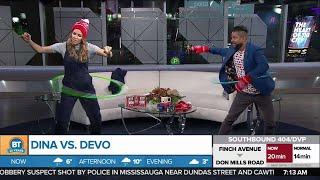 Dina vs. Devo: Hula Hoop-Off