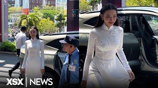 Hoa hậu Thùy Tiên sử dụng Aston Martin DBX707 22 tỷ của ông Đặng Lê Nguyên Vũ tham dự sự kiện | XSX