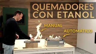 ¿Cómo funciona una chimenea de etanol? Comparación de chimeneas manuales y automáticas.