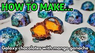 Galaxy Chocolate Truffles Recipe With Mango Ganache