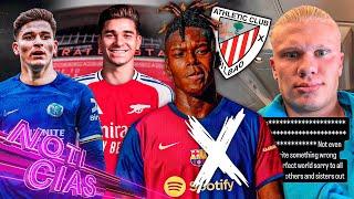 "NICO WILLIAMS se QUEDA en el ATHLETIC" | ¿JULIAN ÁLVAREZ a otro EQUIPO de PREMIER?| HAALAND EXPLOTA