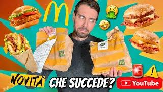 MANGIO TUTTE LE NOVITÀ DEL MC DONALD’s E VI PARLO DEI PROBLEMI DI YOUTUBE! | Mukbang