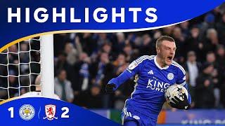 Vardy's Goal Not Enough  | Leicester City 1 Middlesbrough 2