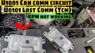 how to fix code U0101 || TCM not communication || gear shifting problem