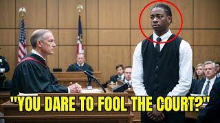 Judge MOCKS Black Male Student in Court, Shocked to Learn He is a Genius Attorney in Disguise.