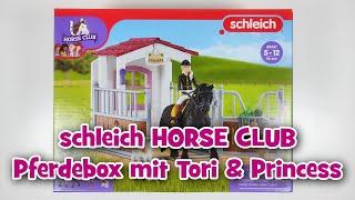 schleich HORSE CLUB Pferdebox mit Tori & Princess (42437) | UNBOXING