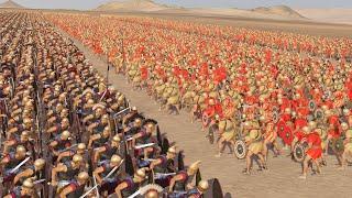 4,800 Thorax Swordsman Vs 4,800 Veteran Shield Warrior | Total War Rome 2