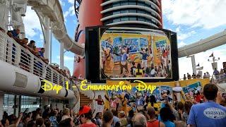 Day 1 -  Disney Fantasy Western Caribbean 7 Day Cruise | Embarkation Day | June 2024