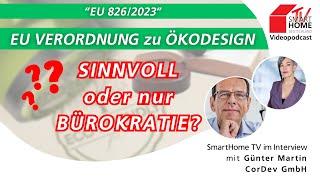 SmartHome und Ökodesign: EU 826/2023 - Auswirkungen auf Nutzer & Hersteller | SmartHome TV