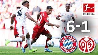 Coutinho's 1st Bayern Start - 1st Perisic & Pavard Goals | Bayern München - Mainz I 6-1 I Highlights