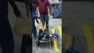 Road Marking Machine (Cold) Demonstration at Site #shortsvideo #shorts  #roadmarking #roadmachinery