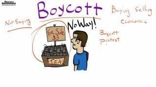 Boycott Definition for Kids