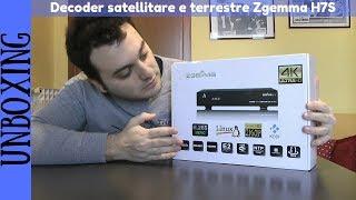 UNBOXING ITA - Decoder Zgemma H7S, satellitare e terrestre DVB-S2X e DVB-T2