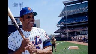 The Mets retire Willie Mays' number 24 at Old Timers Day
