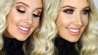 FULL GLAM: Cream Contour/Highlight, Sultry Eyes, Glossy Lips! | Lauren Curtis