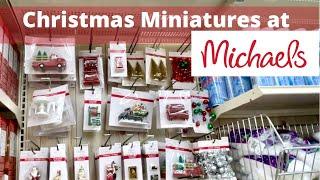 Miniature Christmas Dollhouse Decorations at Michaels Craft Stores for the Holidays 2021