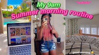 My 9am summer morning routine 2022!! *Realistic* ft: Dossier