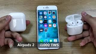 Ultimate i1000 TWS Smart Sensor best airpods 2 clone killer of  i80 i100 i200  i800TWS