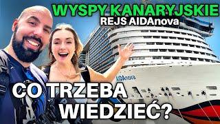 Sprawdzamy REJS STATKIEM WYCIECZKOWYM AIDAnova! Wyspy Kanaryjskie czyli wakacje na statku | Check In