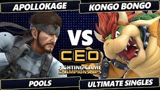 CEO 2024 - ApolloKage (Snake) Vs. Kongo Bongo (Bowser) Smash Ultimate - SSBU