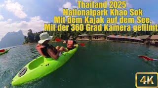 Thailand 2025, Khao Sok Lake Boat Tour, Floating Bungalows und Kajak fahren. Eindrücke Teil 1