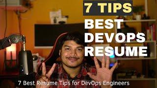 7 Best Resume Tips for DevOps Engineers | Sandip Das