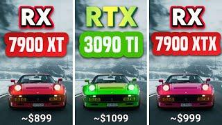 RX 7900 XT vs RTX 3090 Ti vs RX 7900 XTX - TESTED 10 GAMES