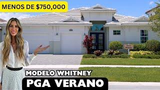 Recorrido por la casa modelo Whitney: 3 habitaciones, 3.5 baños en PGA Verano | Port St. Lucie, FL