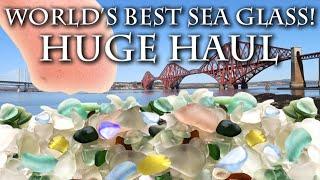 WORLDS BEST Sea Glass! Massive HAUL - Scottish Beach Treasure Galore! Super rare and magical color