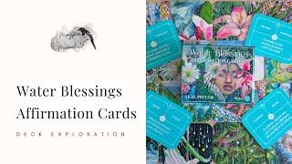 Water Blessings Affirmation Cards by Akal Pritam - Deck Exploration