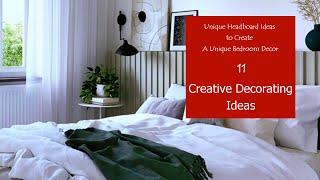 Unique Headboard Ideas to Create A Unique Bedroom Decor | CREATIVE DECORATING IDEAS #11