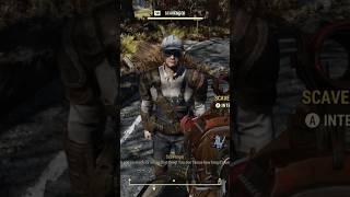 Fallout 76 Man Running Away From Chicken #fallout76 #venemie #youtubeshorts #shorts #short #gaming