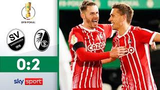 Petersens Traumtor! | SV Sandhausen - SC Freiburg | Highlights - Achtelfinale | DFB-Pokal 2022/23