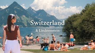 Schweiz Reise-Vlog 2024 Sommer | Schöne Stadt Luzern in der Schweiz | Spaziergang in Liechtenstein