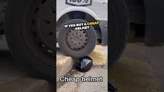 Shocking expensive helmet vs cheap helmet test 