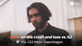 Jame on crucial crash: "We had to accept it as is and move on" (subtitles)