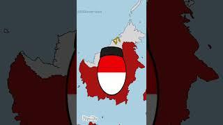 Indonesia EAS Alarm 1950  Countryballs Animation | #2024 #animation #countryballs #shorts #e