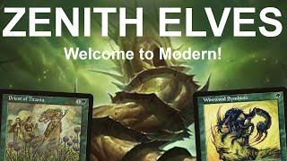 ELF BALL TO THE ELF WALL! Modern Green Sun's Zenith Elves Combo. MTG