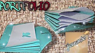 HOW TO MAKE A PORTFOLIO AT HOME || DIY ||