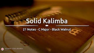 Solid Kalimba, 21 notes, Black Walnut - KL2101S - Meinl Sonic Energy