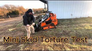 Testing a Chinese mini skid steer until FAILURE!