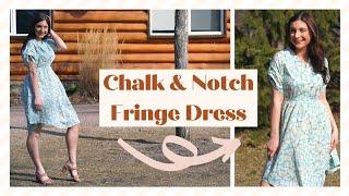 Chalk & Notch Fringe Dress and Blouse | Sewing Pattern Review