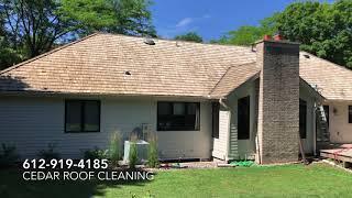 MN CEDAR ROOF CLEANING