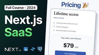 Build a Complete SaaS With Next.js, Tailwind, React, Hono.js (2024)