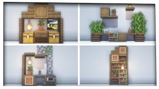 Minecraft - 10 Interior Designs [Desk Designs & Interior Decorations]