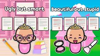 Beautiful But Stupid and Ugly But Smart ️ | Toca Life Sad Story 