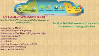 SAP Successfactors Certification Training